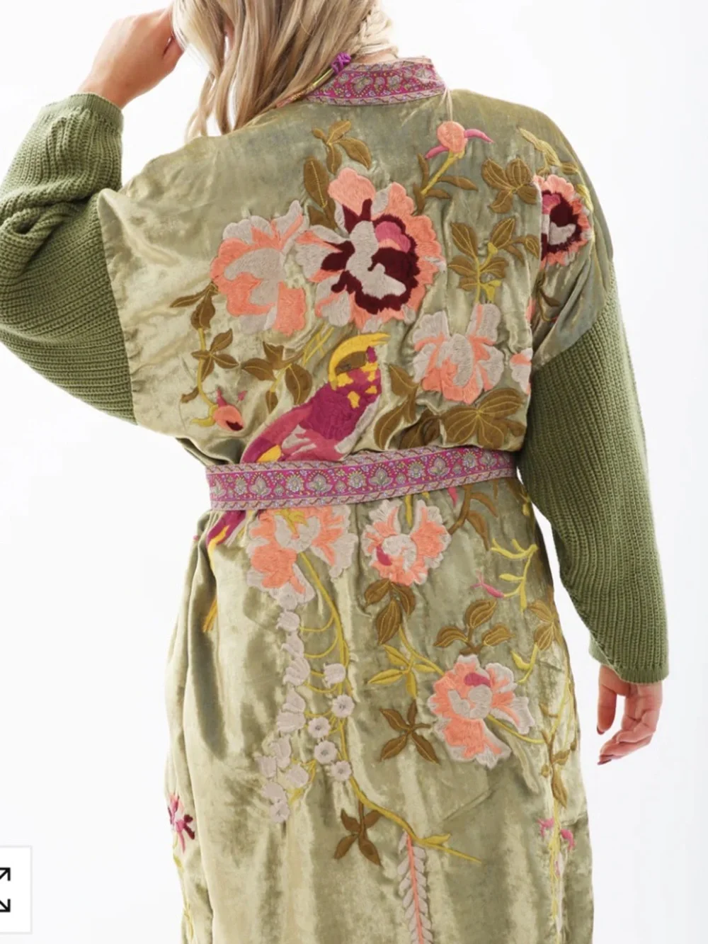 Aratta Silent Journey Something Magical Velvet Coat NWT - Picture 2 of 14